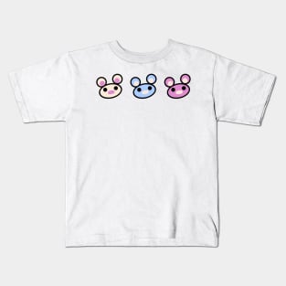 Three Chibis (Heads) Kids T-Shirt